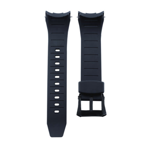 26MM RUBBER WATCH BAND STRAP FOR SEIKO VELATURA KINETIC WATCH SRH006/SPC007 BLUE