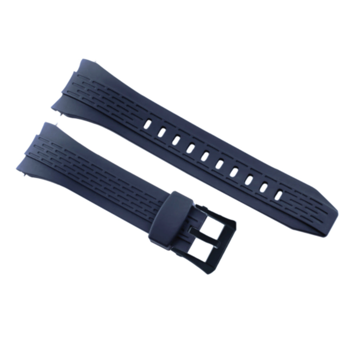 26MM RUBBER WATCH BAND STRAP FOR SEIKO VELATURA KINETIC WATCH SRH006/SPC007 BLUE