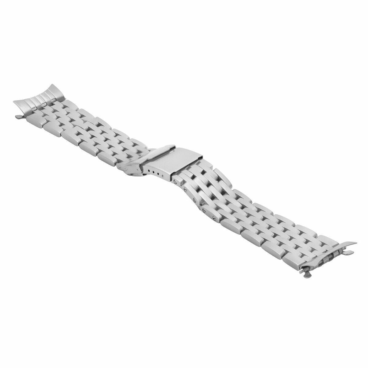 24MM PILOT WATCH BAND FOR BREITLING 7 LINK NAVITIMER CHRONOMAT BENTLEY POLISH CE