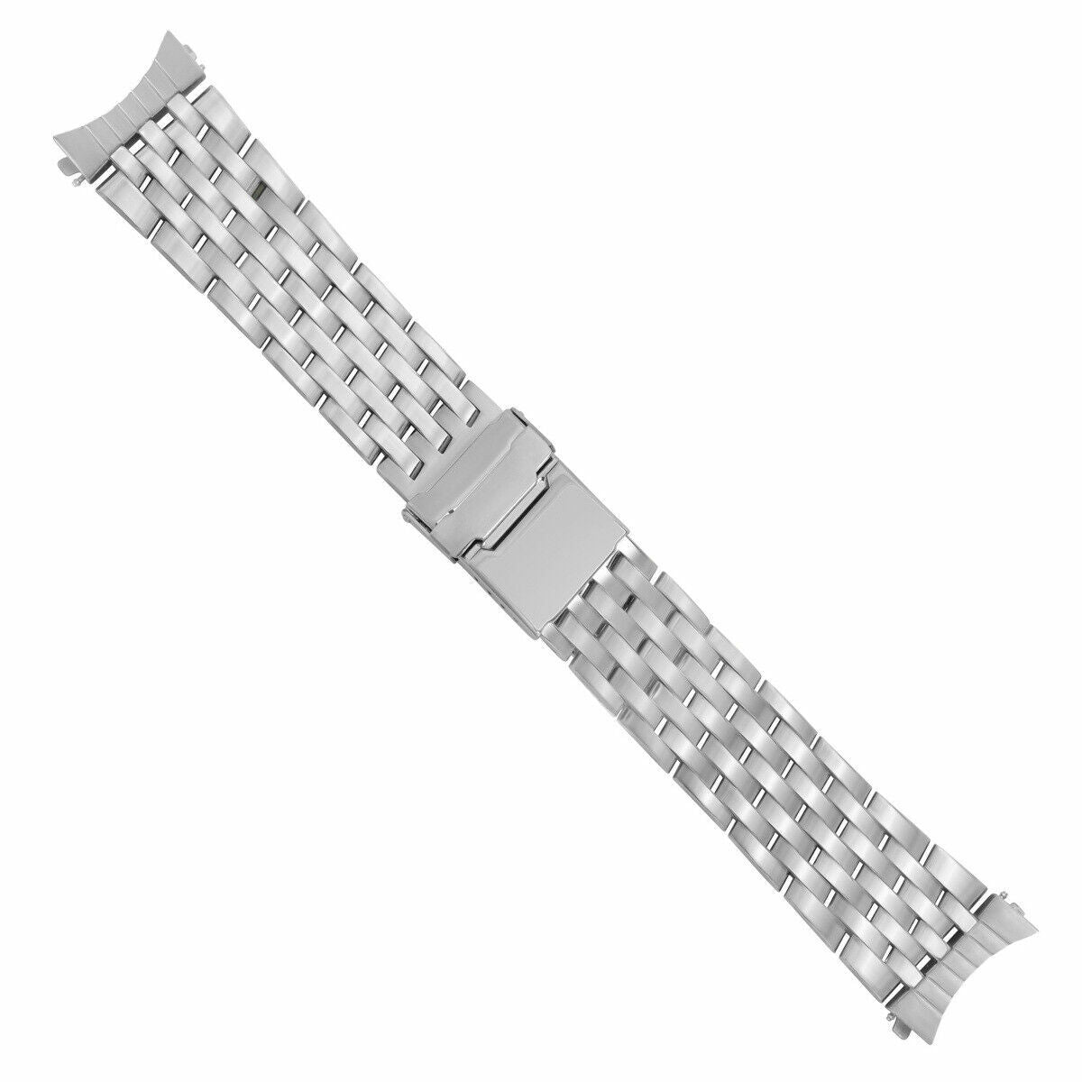 24MM PILOT WATCH BAND FOR BREITLING 7 LINK NAVITIMER CHRONOMAT BENTLEY POLISH CE