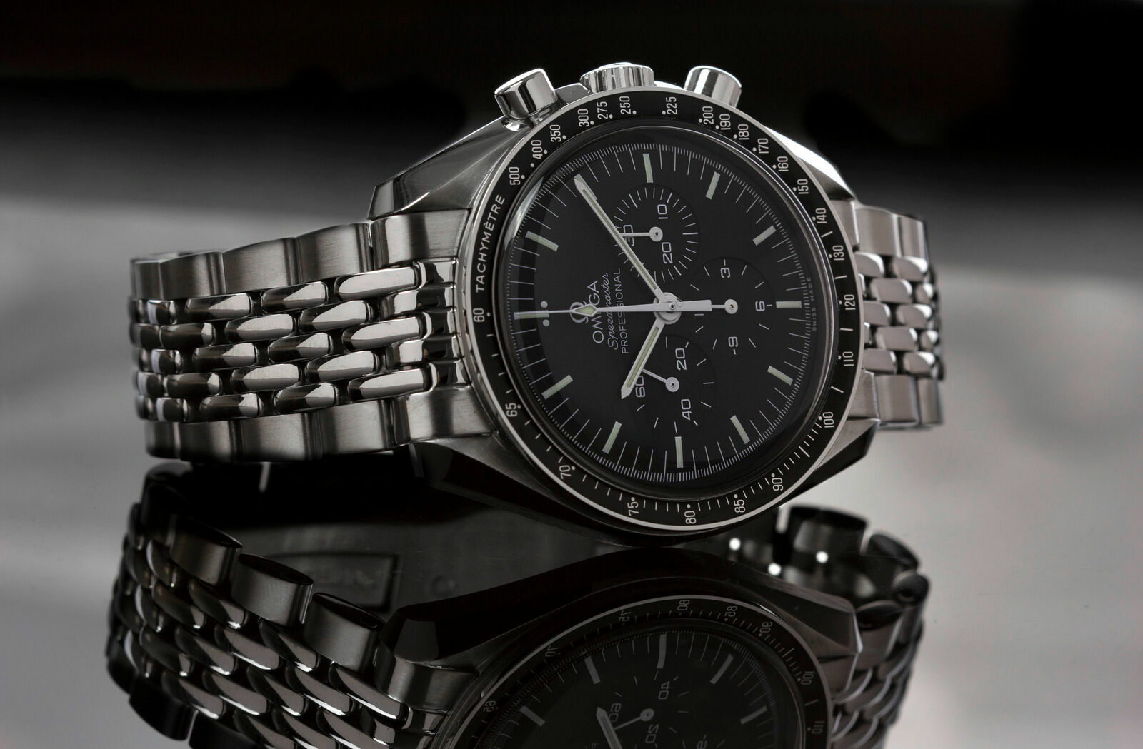 BEAD OF RICE WATCH BAND FOR NEW OR OMEGA VINTAGE WATCHES IN 22MM STAINLESS STEEL