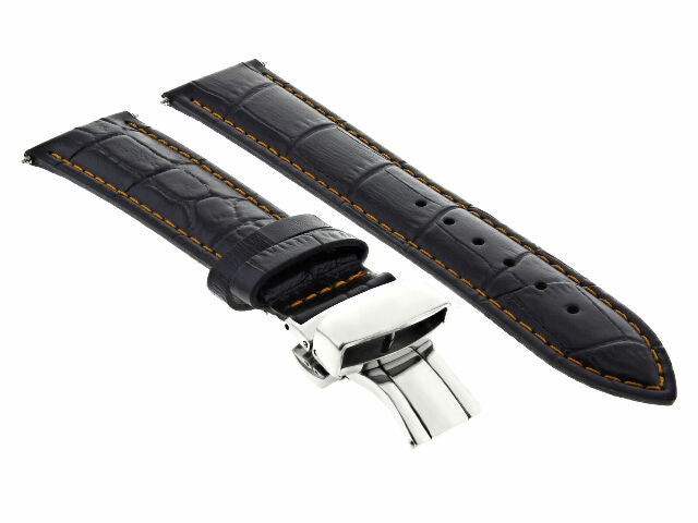 17-24MM GENUINE REPLACEMENT LEATHER WATCH BAND STRAP WITH CLASP FOR PANERAI