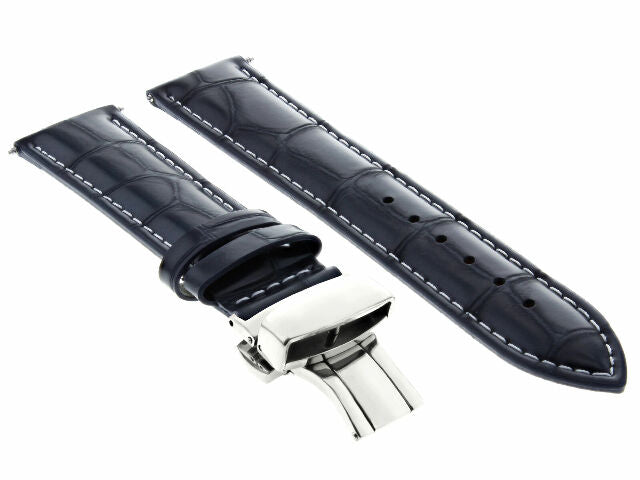 17-24MM GENUINE REPLACEMENT LEATHER WATCH BAND STRAP WITH CLASP FOR PANERAI