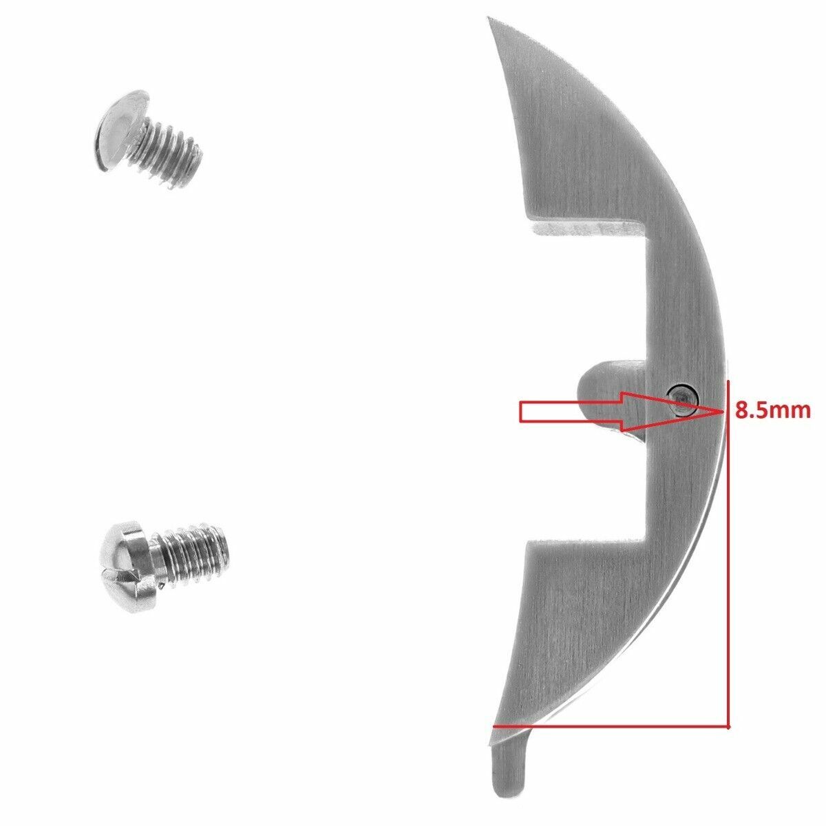 CROWN BRIDGE PROTECTOR GUARD FOR PANERAI PAM 359 LUMINOR MARINA 44-47MM GMT SHINY