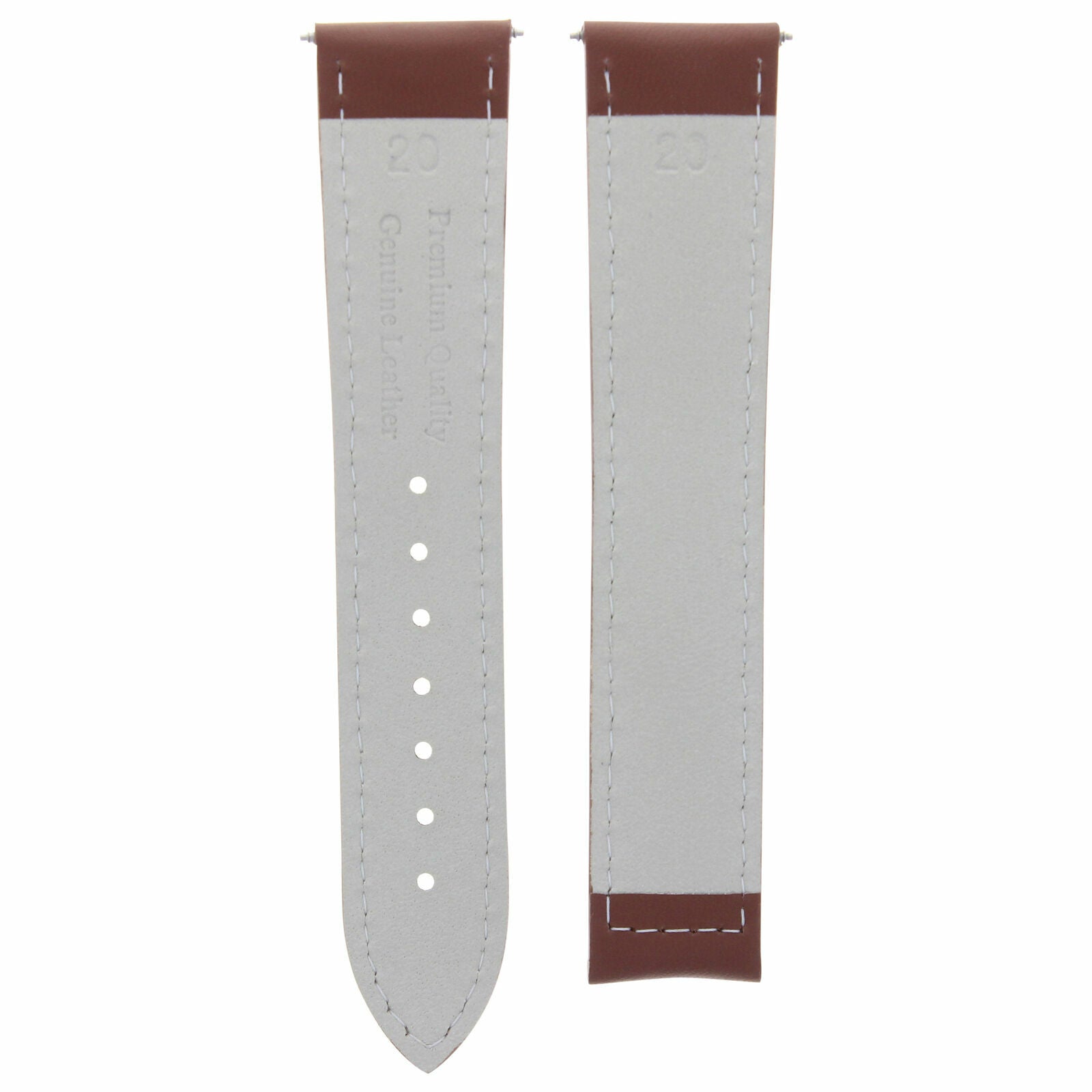 LEATHER STRAP WATCH BAND 41MM OMEGA SEAMASTER 300 or PLANET OCEAN - 22MM