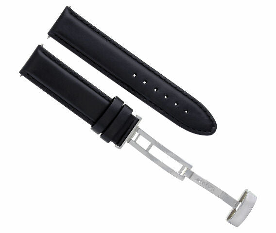 18MM 19MM 20MM 22MM 24MM GENUINE CLASSIC MENS LEATHER WATCH BAND STRAP FOR TIMEX