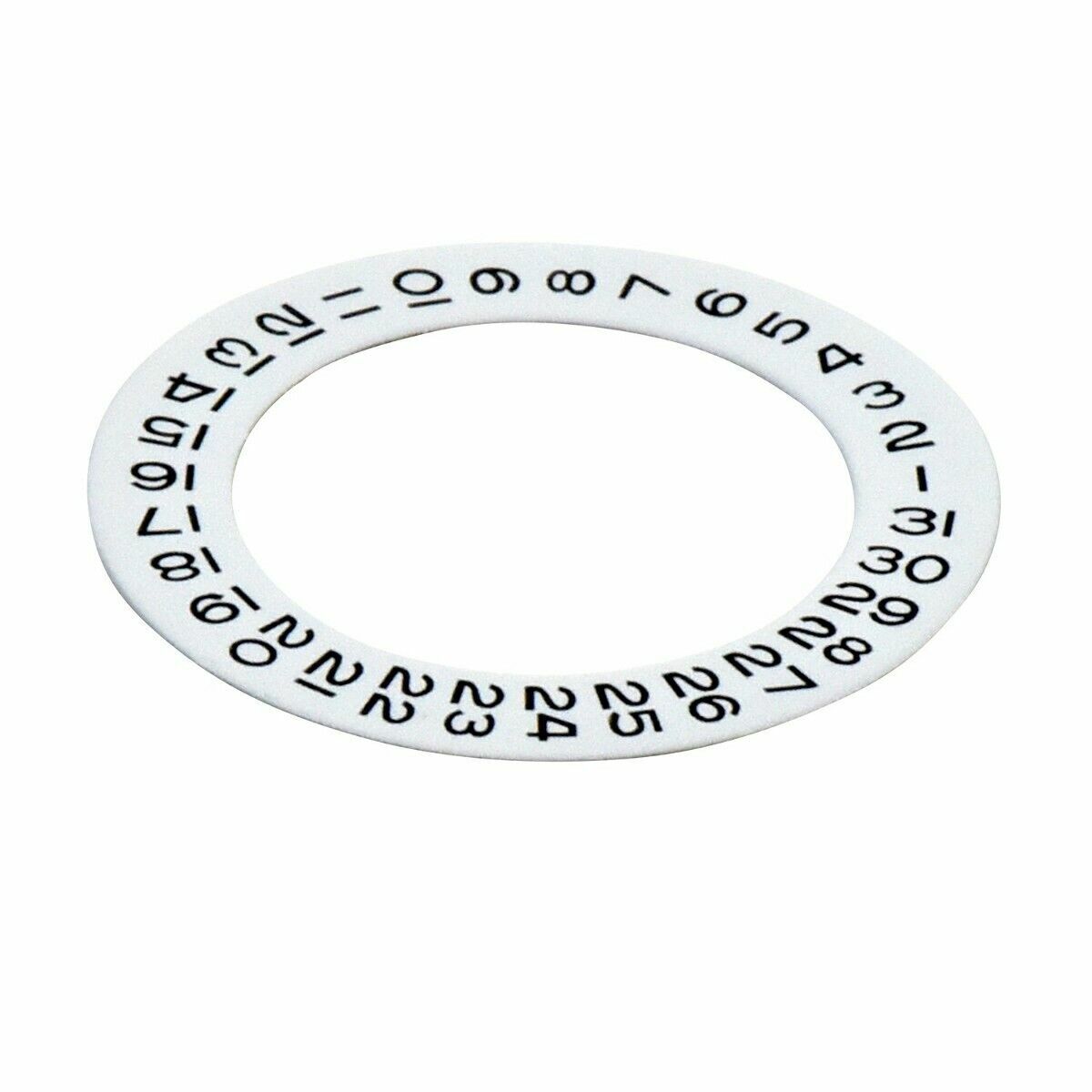 DATE DISC WHEEL OVERLAY FOR ETA 2836 2824 MIYOTA 8215 2813 WHITE ROLEX