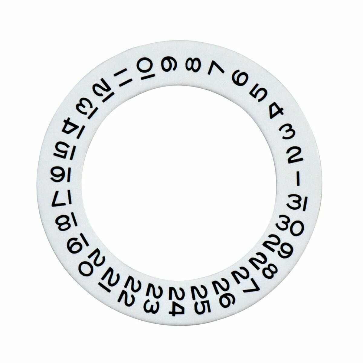 DATE DISC WHEEL OVERLAY FOR ETA 2836 2824 MIYOTA 8215 2813 WHITE ROLEX