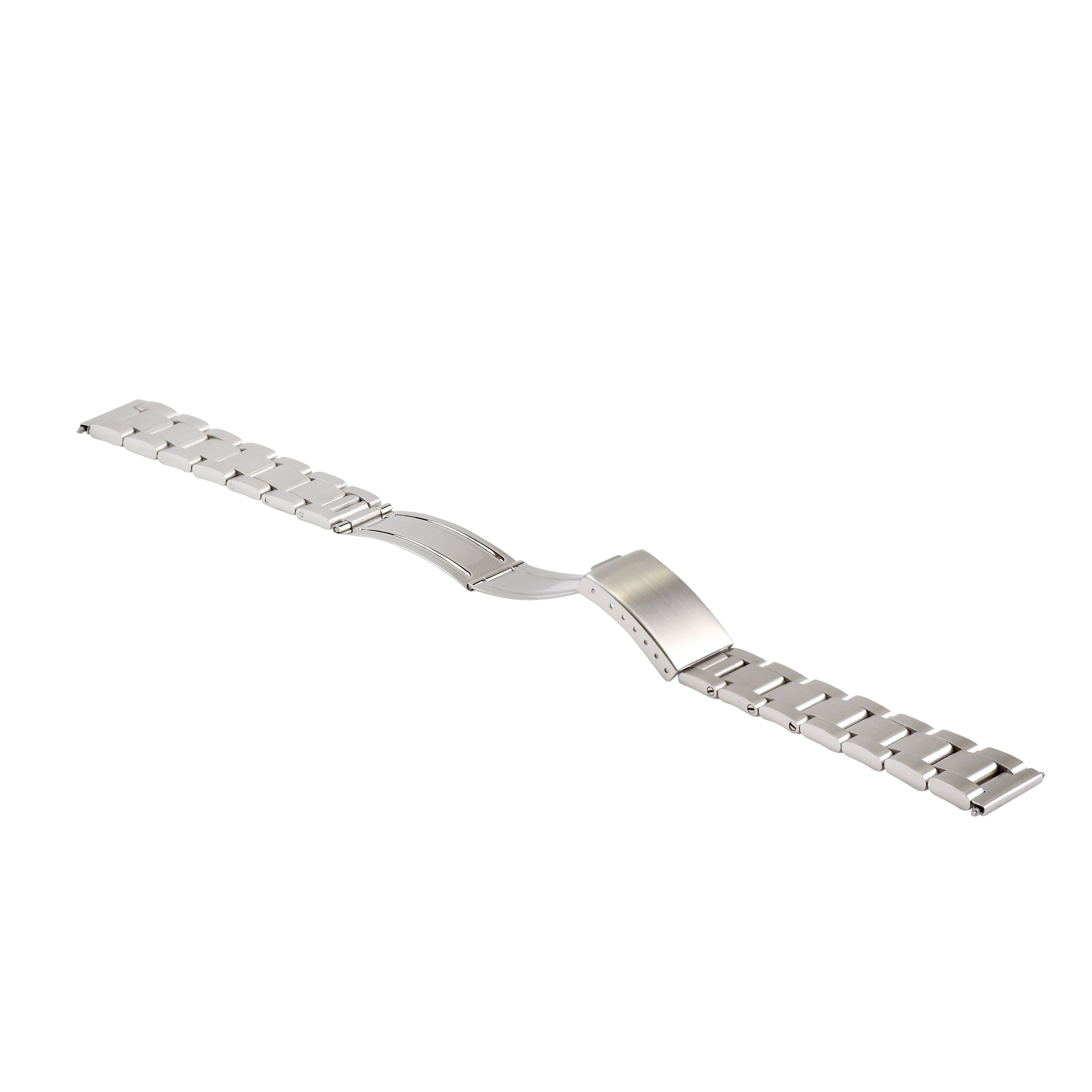 18MM HEAVY DUTY OYSTER BAND BRACELET FOR TAG HEUER MODEL WA1211 STAINLESS STEEL