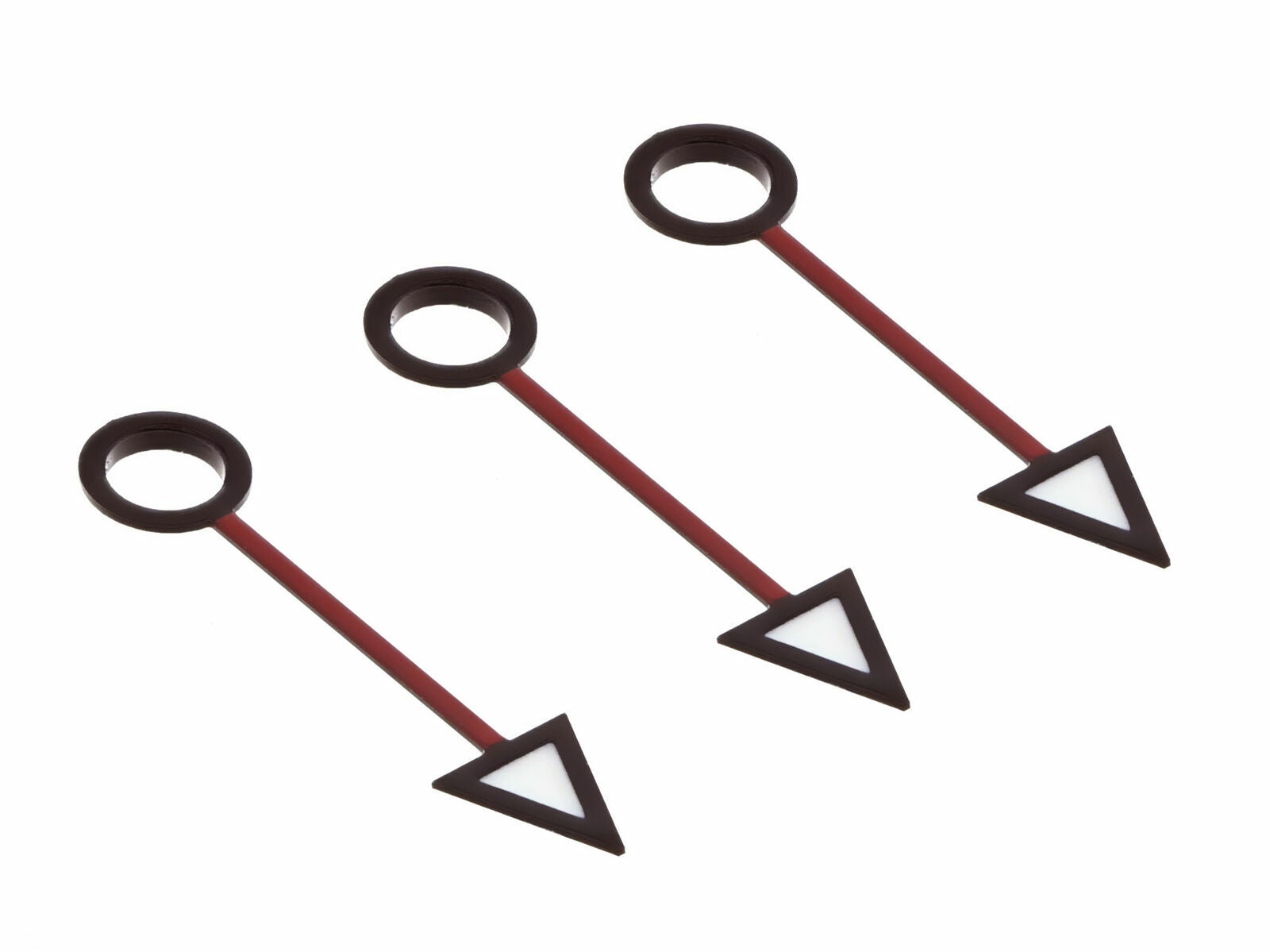 3 GMT WATCH HAND FOR ROLEX WATCH MOVEMENT GMT 140 HOLE SIZE BLACK