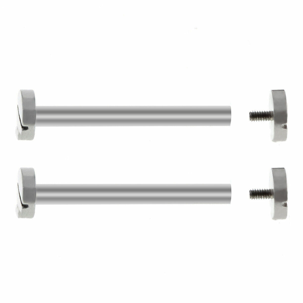 2 + 2 SCREW & TUBE PIN FOR 42MM CARTIER PASHA SEATIMER 2113 WATCH LUG FIT 22MM