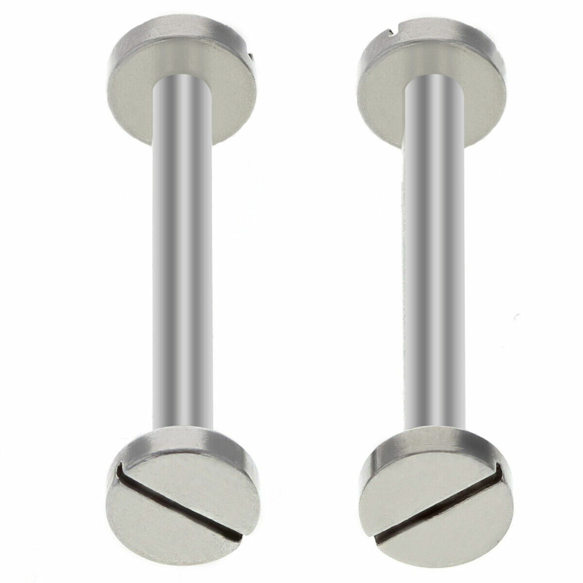 2 + 2 SCREW & TUBE PIN FOR 42MM CARTIER PASHA SEATIMER 2113 WATCH LUG FIT 22MM