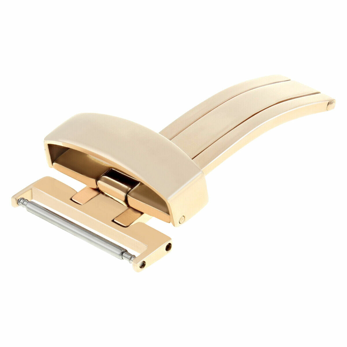 14MM-24MM WATCH DEPLOYMENT CLASP BUCKLE FOR TISSOT PRC200 LEATHER BAND STRAP