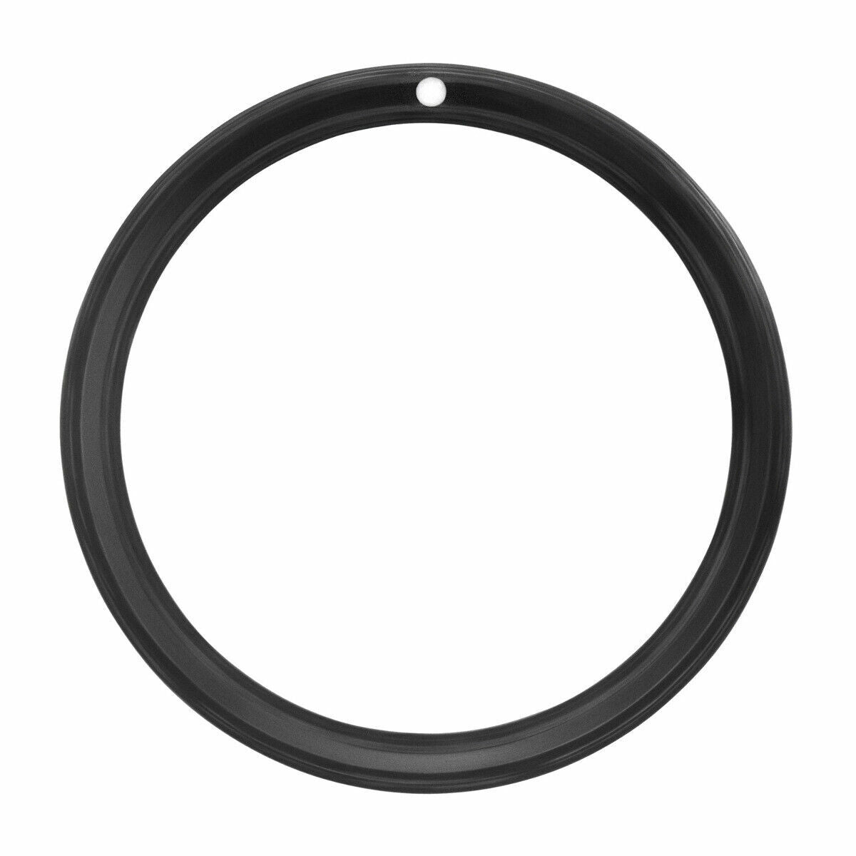 REPLACEMENT BEZEL INSERT FAT FONT BLACK WITH PEARL FOR WATCH 36.50MM X 30.40MM