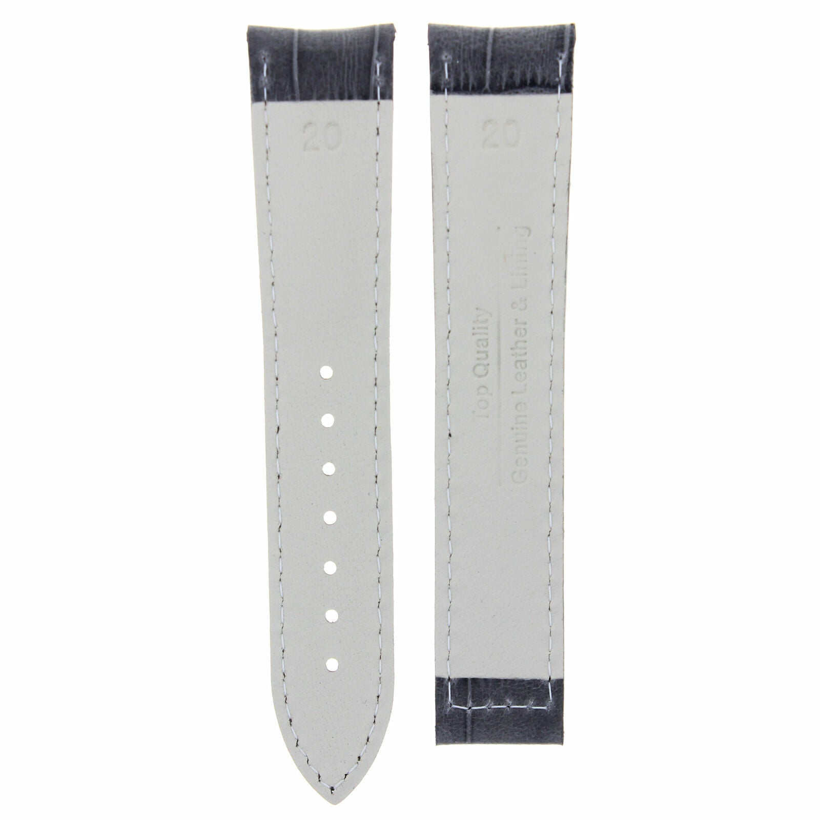 LEATHER WATCH BAND STRAP FOR PATEK PHILIPPE WATCH - 20MM