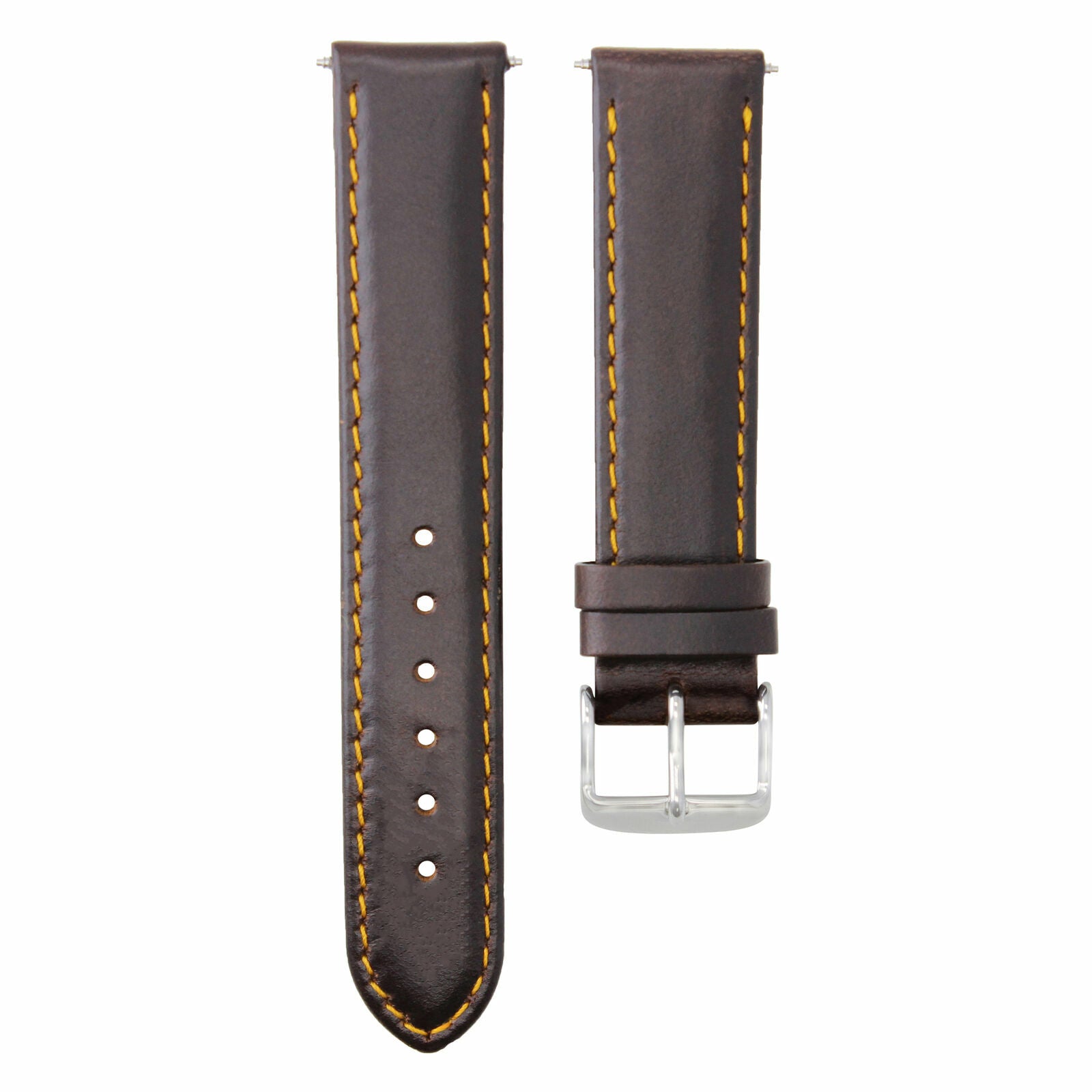 LEATHER WATCH BAND SMOOTH STRAP FOR ANONIMO - 22MM