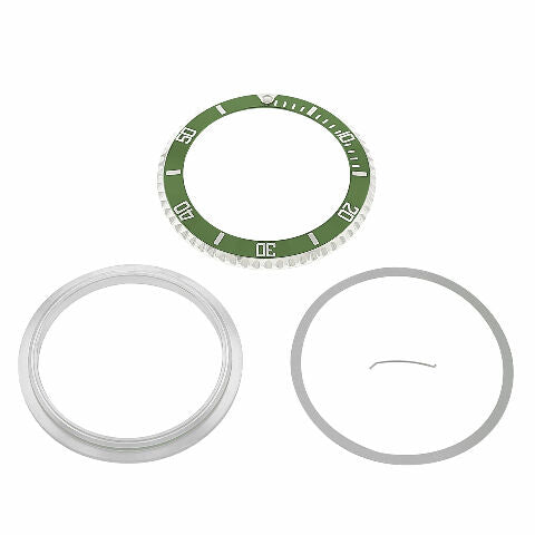 BEZEL RETAINING CERAMIC FOR GINAULT OCEAN ROVER I 181070GSLID 181270LSILN GREEN