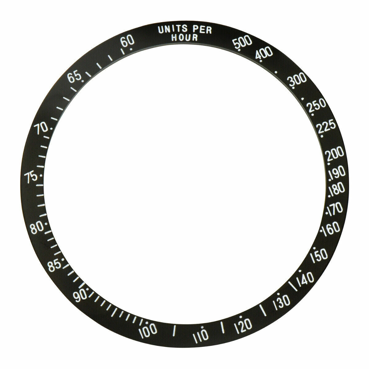 BEZEL FOR 40MM TIGER TUDOR TIGER WOOD 79260 CHRONOTIME PRINCE DATE BLACK STEEL