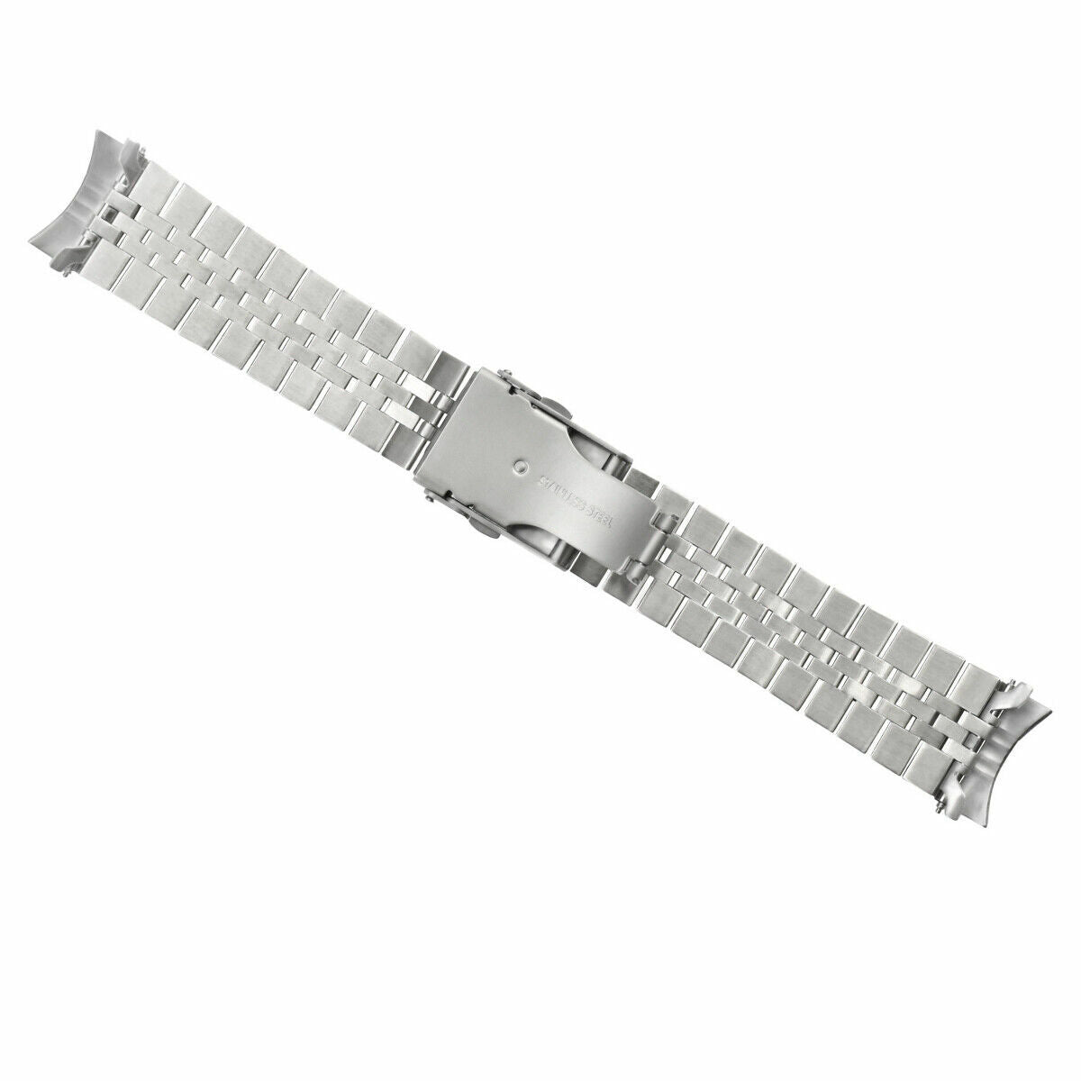 22MM JUBILEE WATCH BAND FOR SEIKO SKX031 SKX033 SKX173 SOLID STAINLESS STEEL