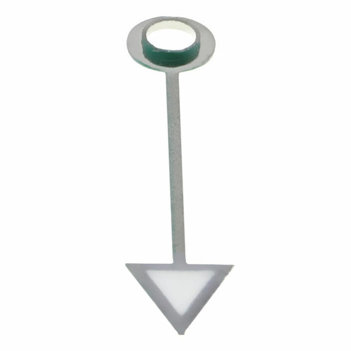 GREEN GMT WATCH HAND FOR ROLEX 2836-2 2846 2892-2 2893-2 2892.A2 HOLE 200 SILVER