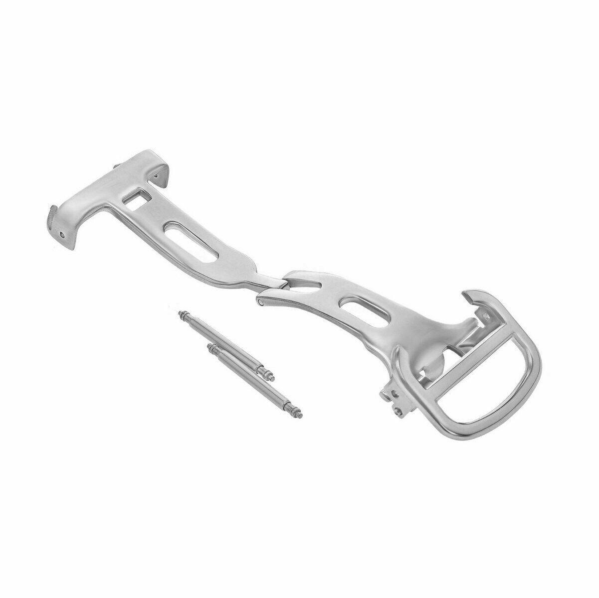 14MM BUCKLE CLASP STRAP BAND FOR CARTIER TANK FRANCAISE BALLON BLEU,ROADSTER