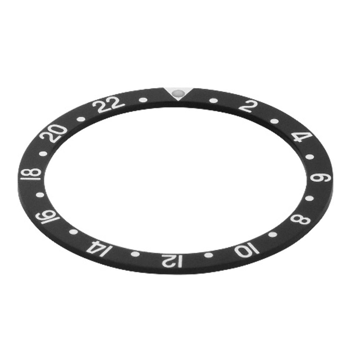 BEZEL INSERT GMT FOR SEIKO 6105 7002 6309 7S26 6309 6306 7002 8000 WATCH BLACK