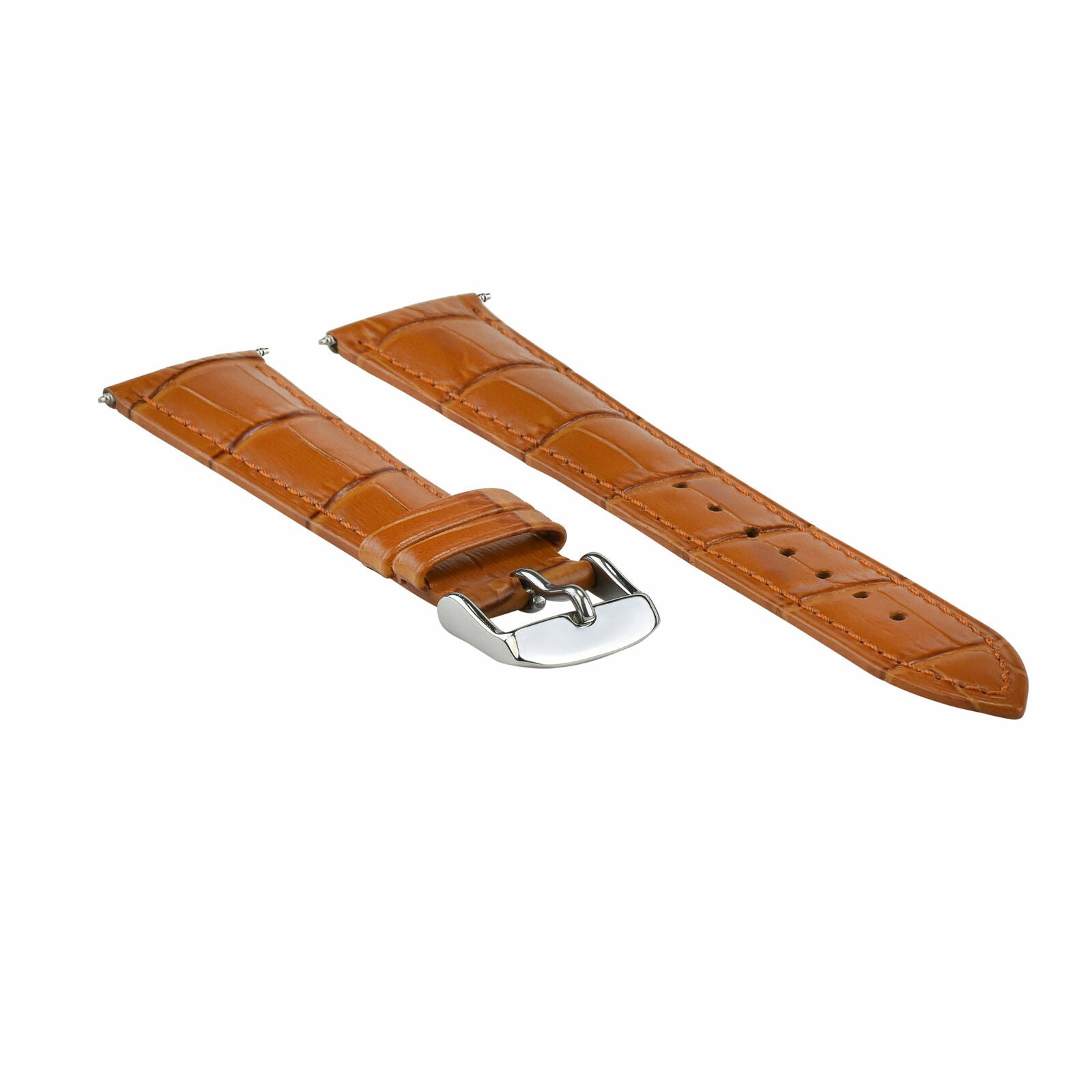 22MM FOR PATEK PHILLIPE WATCH LEATHER WATCH BAND STRAP TAN 22/18MM LONG