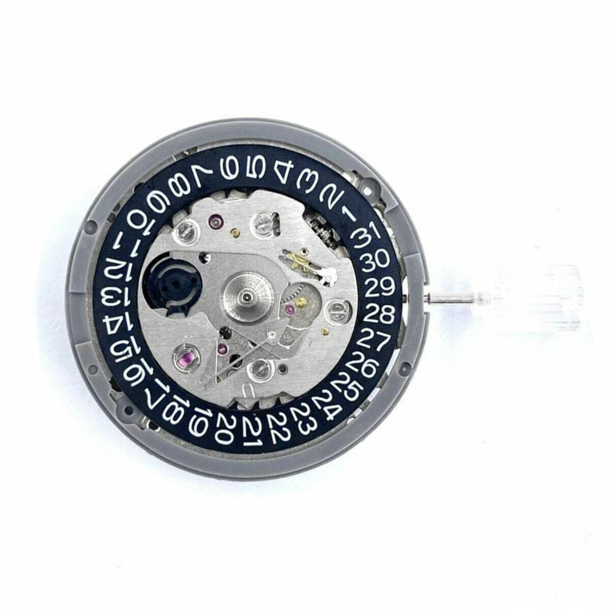 GENUINE FOR SEIKO (SII) NH35/NH35A AUTOMATIC WATCH MOVEMENT DATE CROWN @4 BLACK NEW