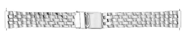 20MM WATCH BAND BRACELET FOR ESQ WATCH 300102C POLISH STAINLESS STRAIGHT END