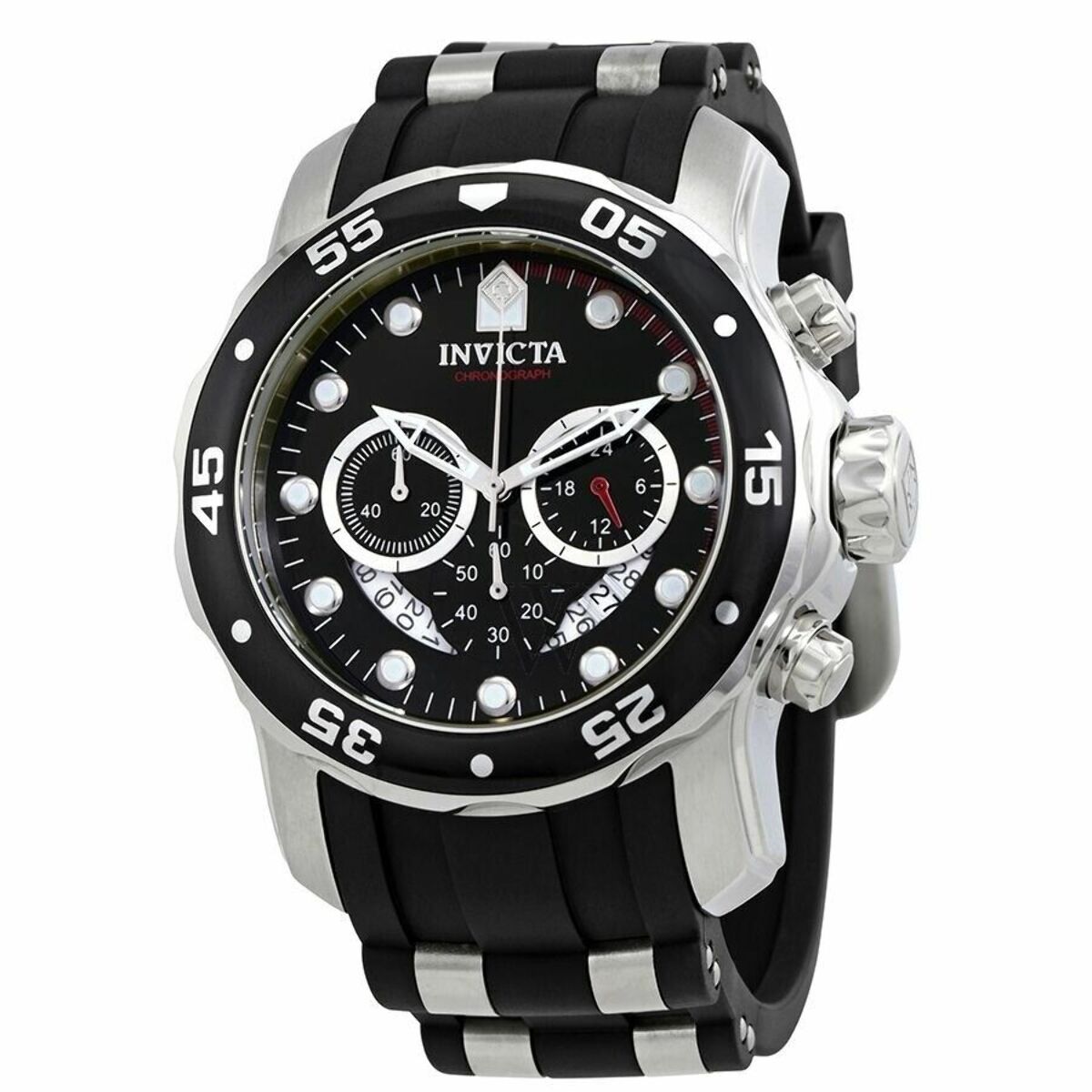 26MM BLACK SILICONE WATCH STRAP BAND FOR FIT INVICTA PRO DIVER 23698 23427 23426
