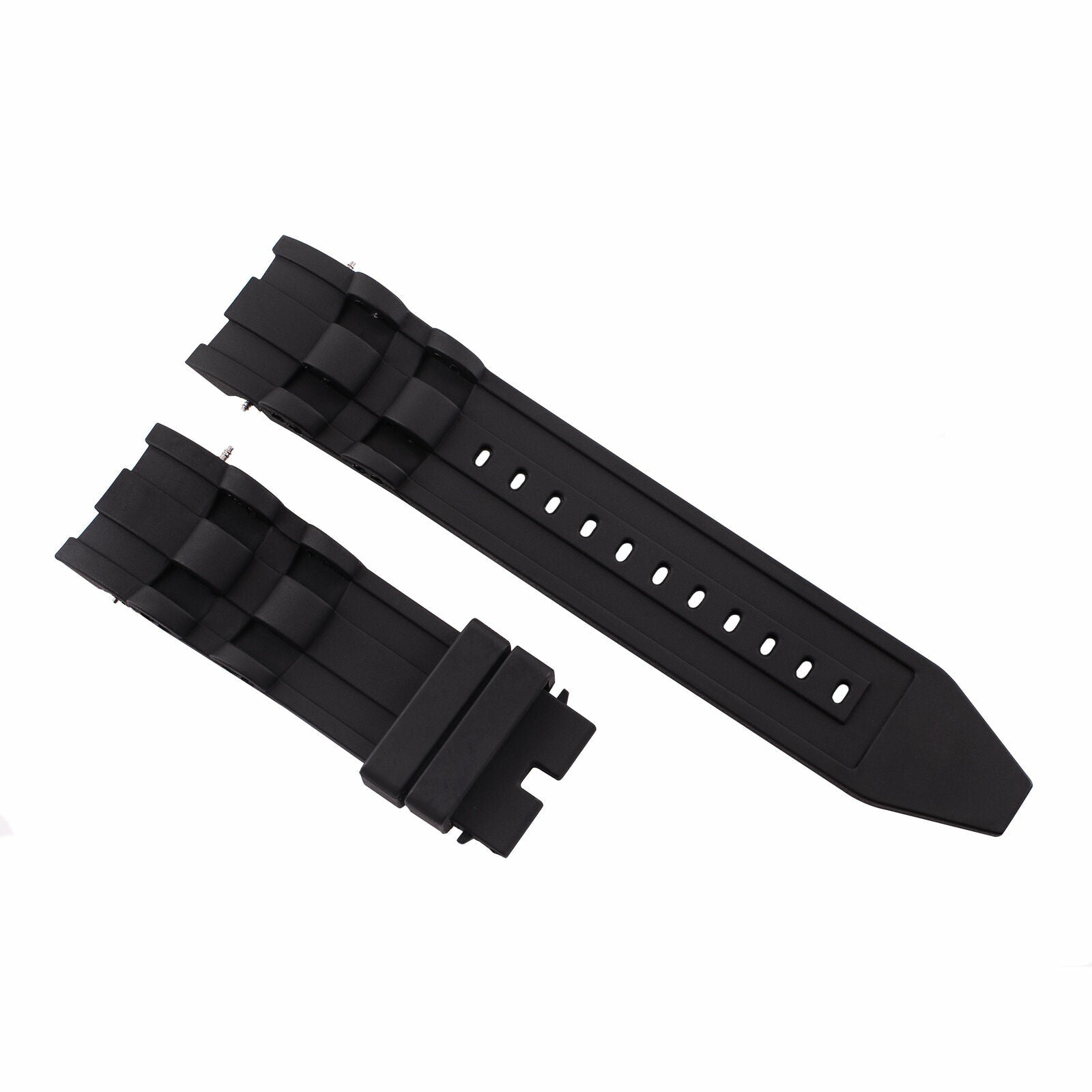 26MM BLACK SILICONE WATCH STRAP BAND FOR FIT INVICTA PRO DIVER 23698 23427 23426