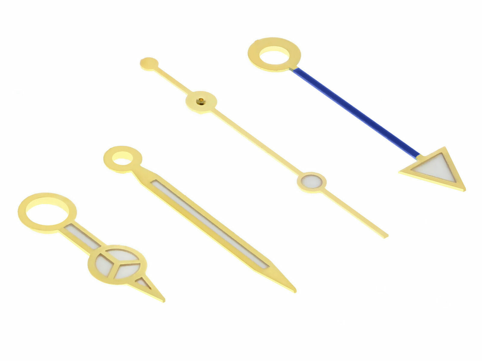 WATCH HAND FOR ROLEX GMT BLUE WATCH ETA 2824-2,2834-2,2836-2,2874 GOLD HOLE 200