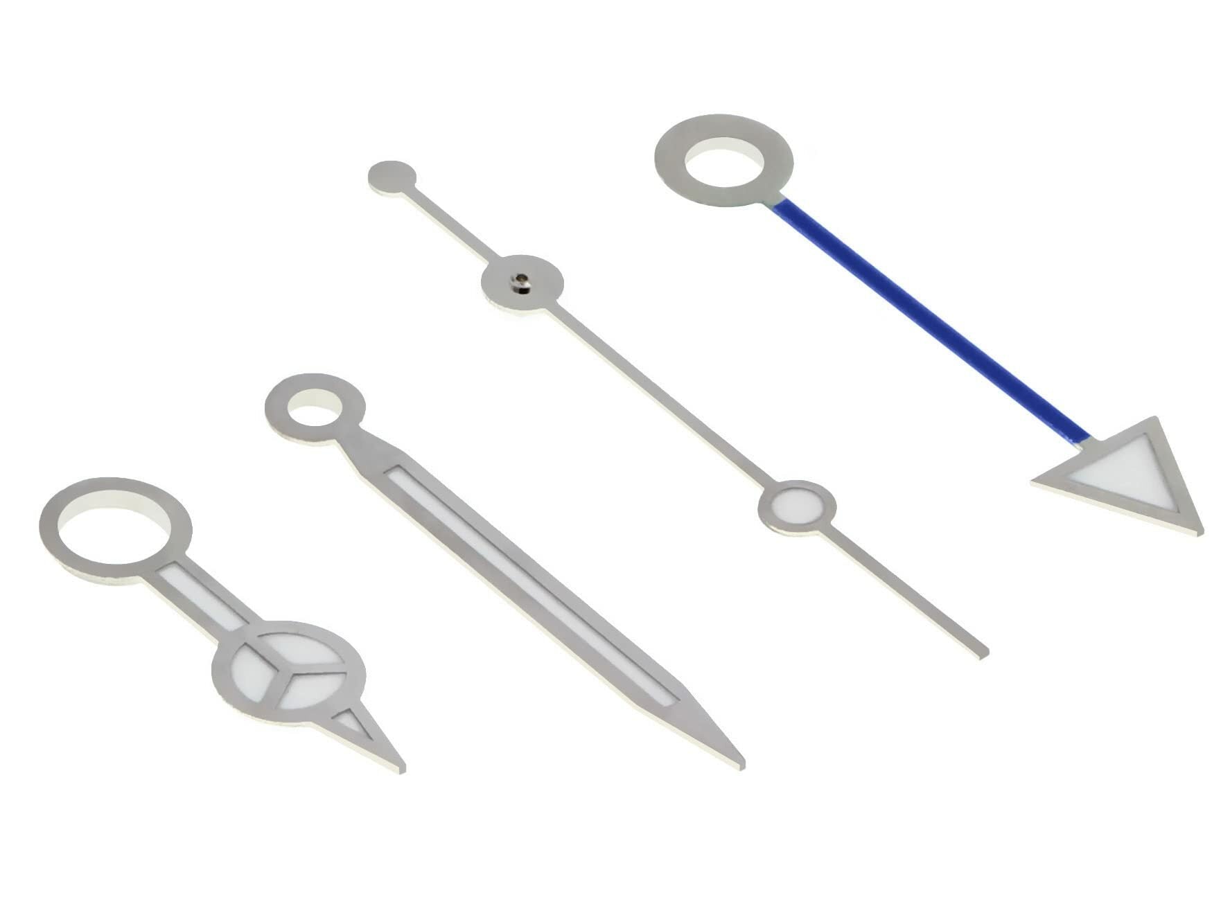 WATCH HAND FOR TUDOR GMT BLUE WATCH ETA 2824-2,2834-2,2836-2,2874 SILVER HOLE 20