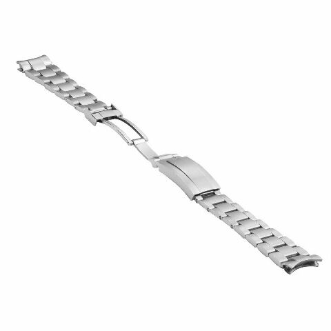 20MM OYSTER WATCH BAND FOR LOREO SUBMARINER WITH GLIDE LOCK MATTE STAINLES STEEL