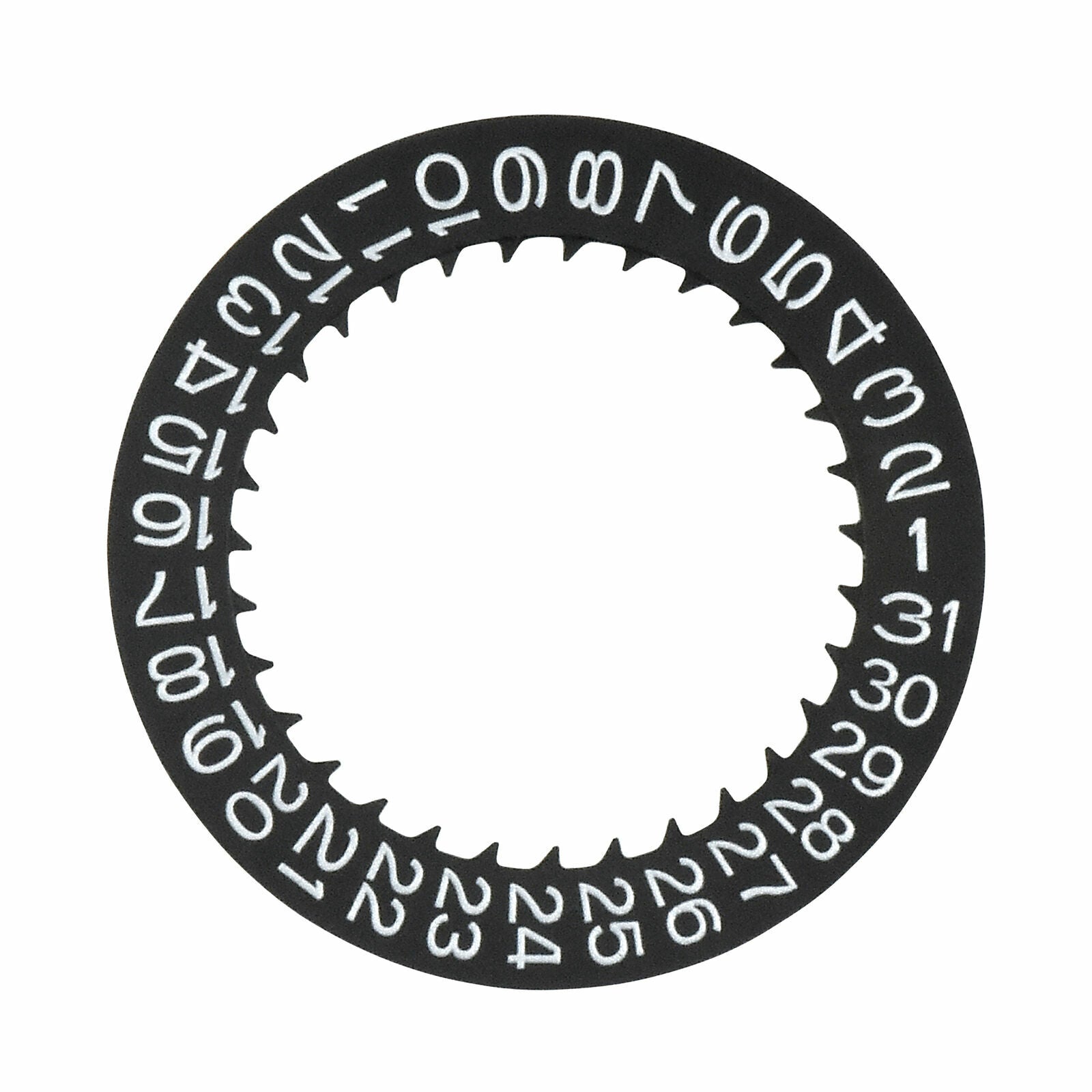 DATE DIAL WHEEL DISC FOR SEIKO SII 7S26 7S36 NH34 NH35 NH36 NH37 SKX007 BLACK