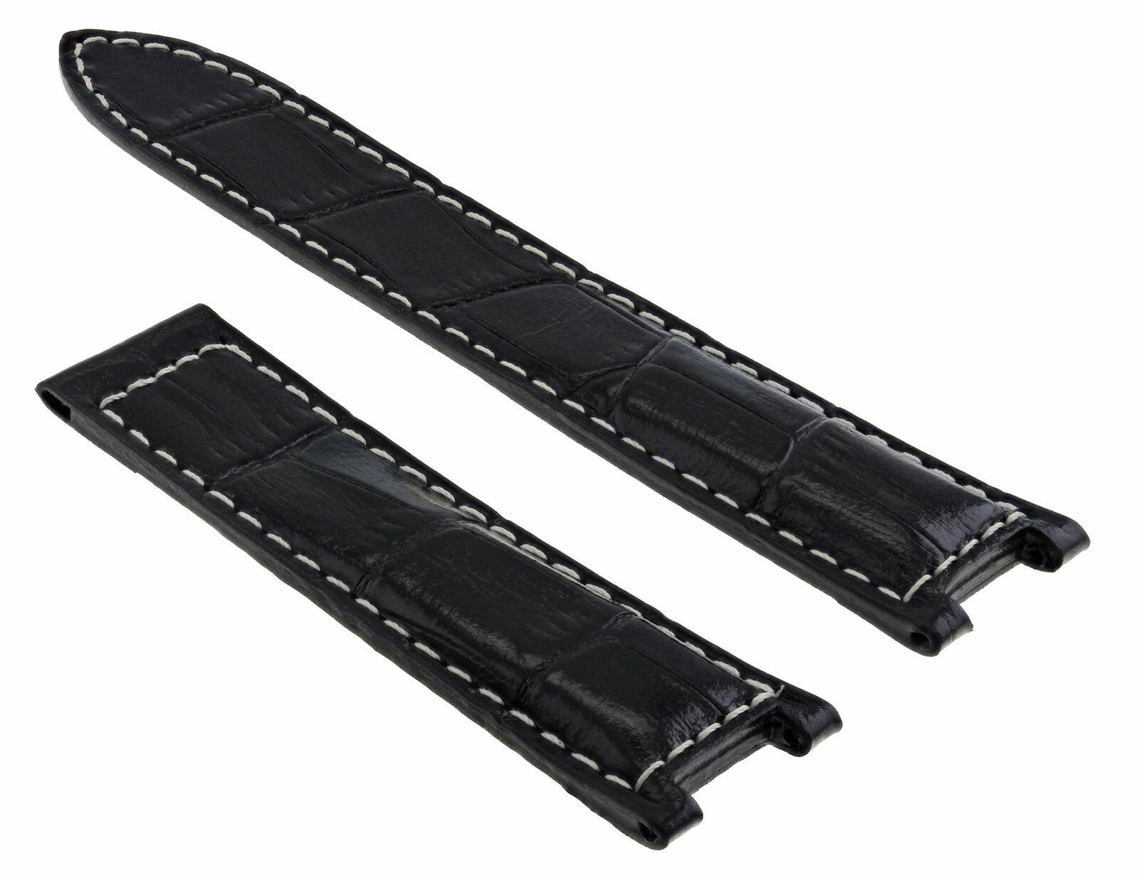 18-20-21MM LEATHER WATCH BAND STRAP FITS CARTIER PASHA 35-38-42MM CHRONOGRAPH
