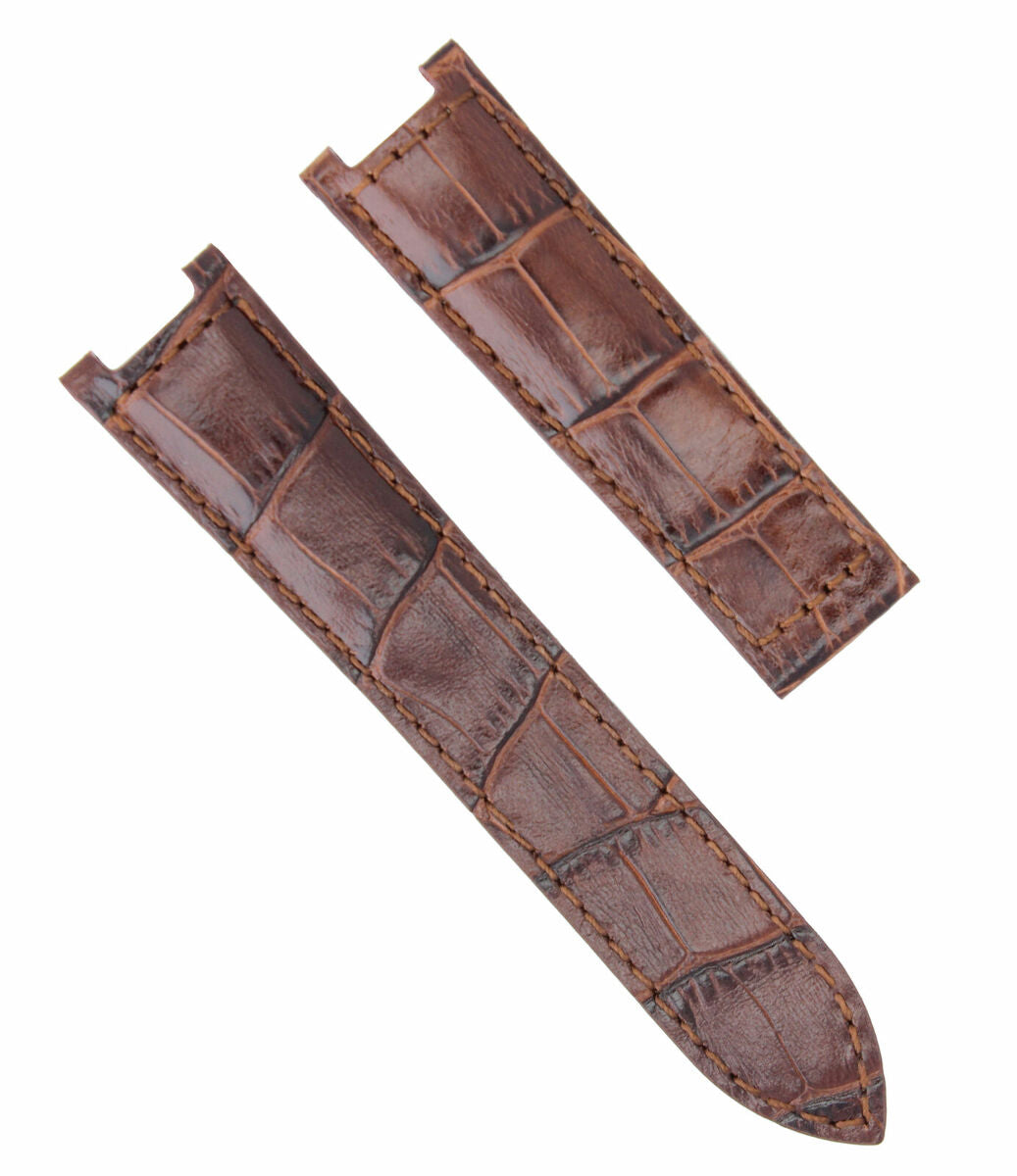 LEATHER WATCH BAND STRAP FITS CARTIER PASHA 35-38-42MM CHRONOGRAPH - 20MM