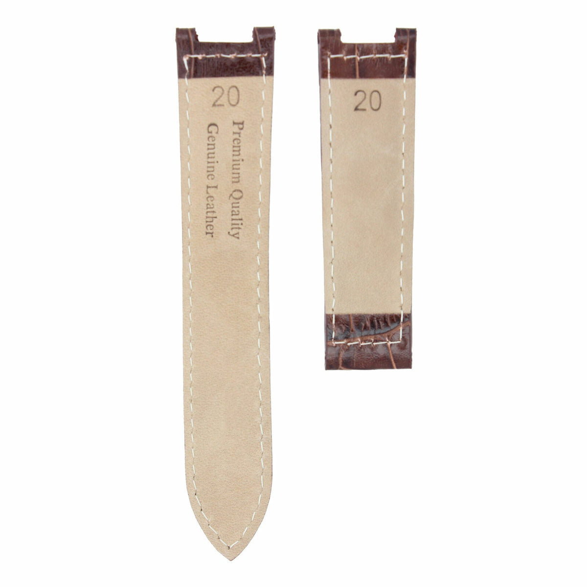 18-20-21MM LEATHER WATCH BAND STRAP FITS CARTIER PASHA 35-38-42MM CHRONOGRAPH