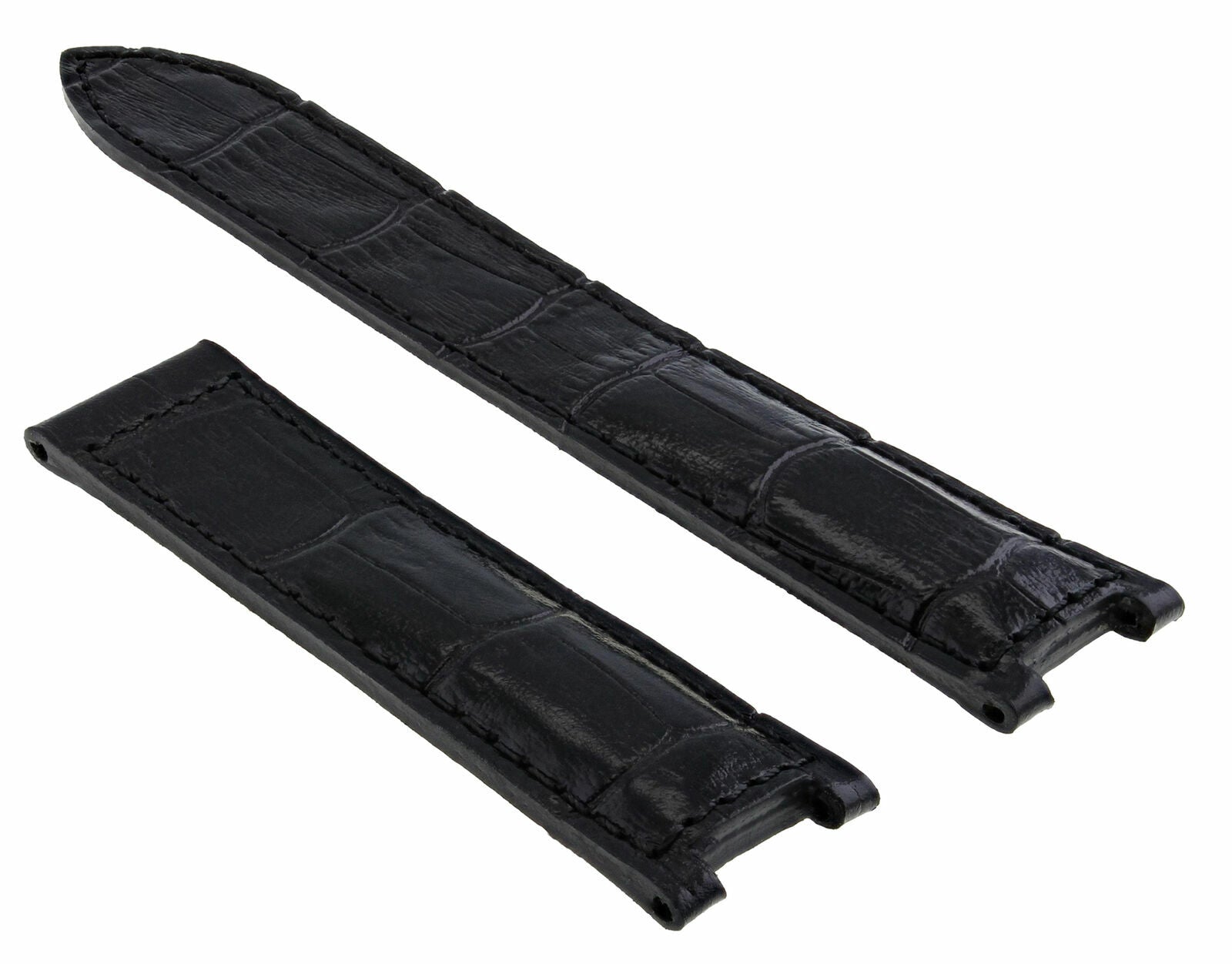 LEATHER WATCH BAND STRAP FITS CARTIER PASHA 35-38-42MM CHRONOGRAPH - 20MM