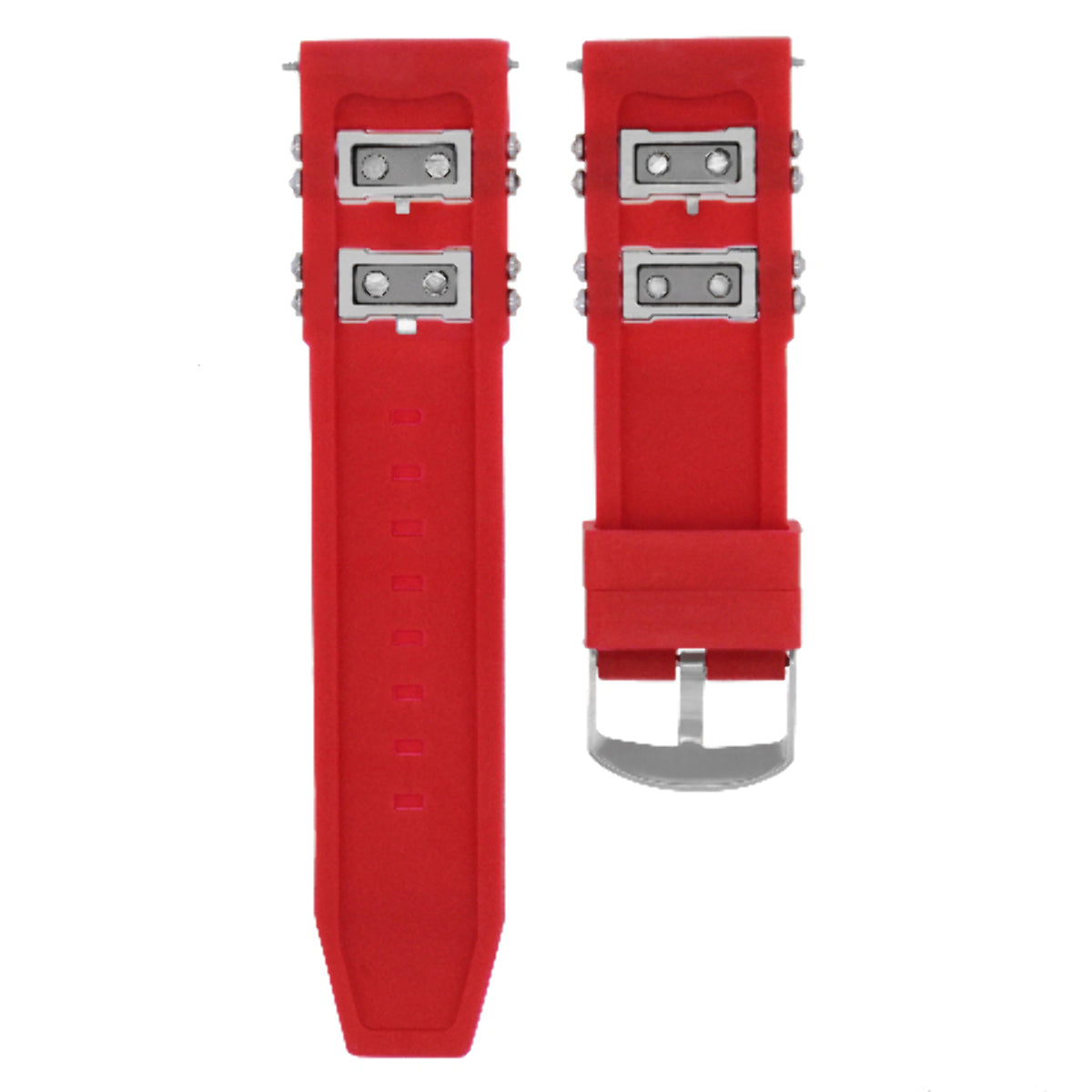 26MM SILICONE RUBBER RUSSIAN BAND STRAP FOR INVICTA 1800 1201 1805 1845 1959 RED