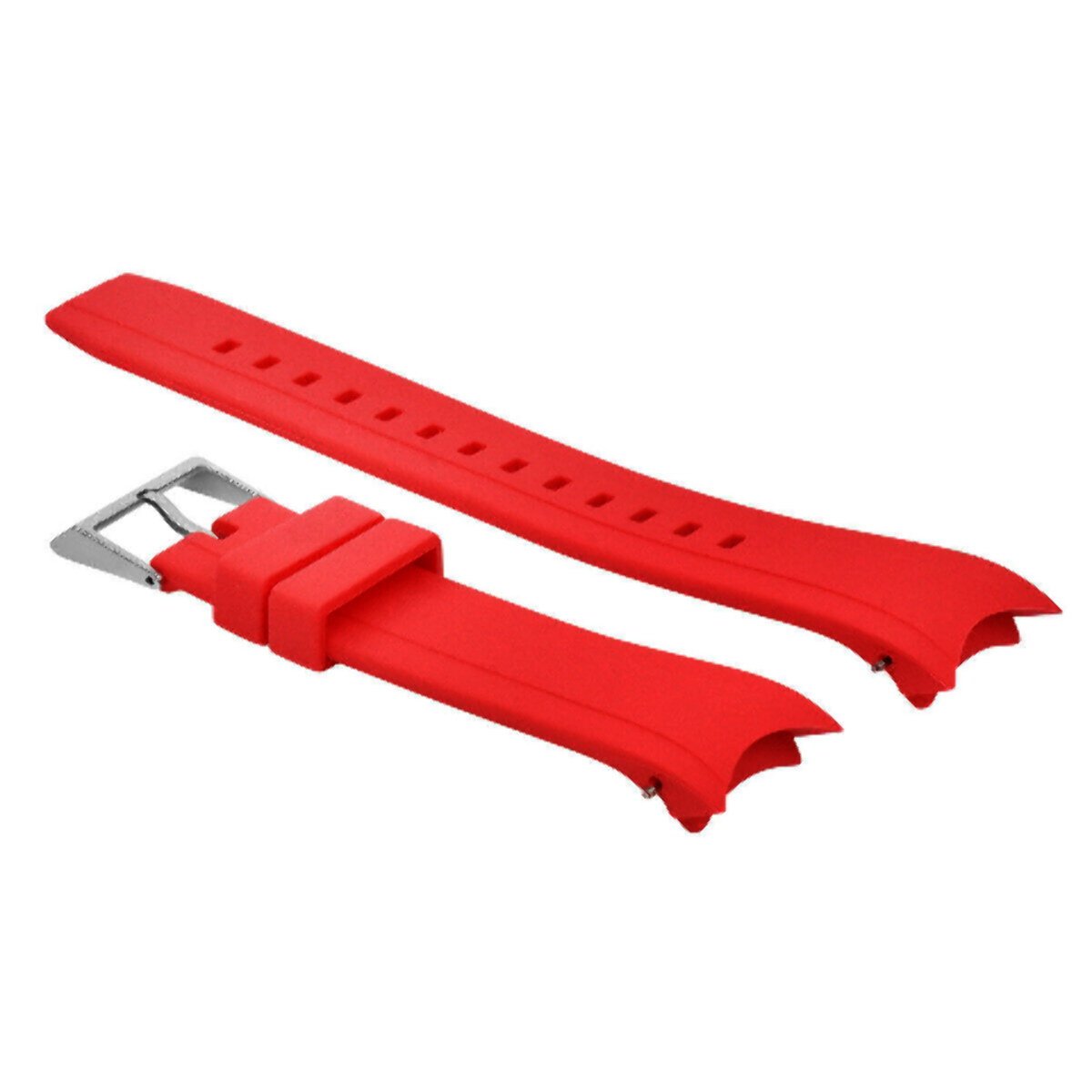 22MM RUBBER WATCH FOR CITIZEN ECO-DRIVE PROMASTER BN0085 BJ2110 BJ2115 CHRON RED