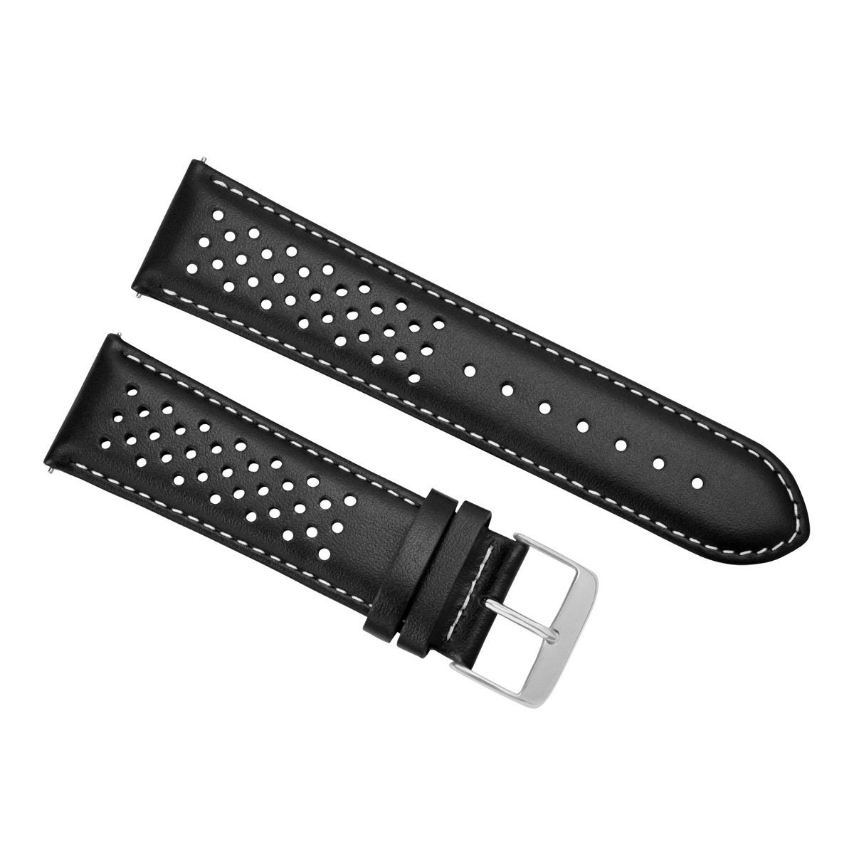 18-19-20-21-22-23-24MM PERFORATED LEATHER WATCH STRAP FOR TISSOT QUICK RELEASE