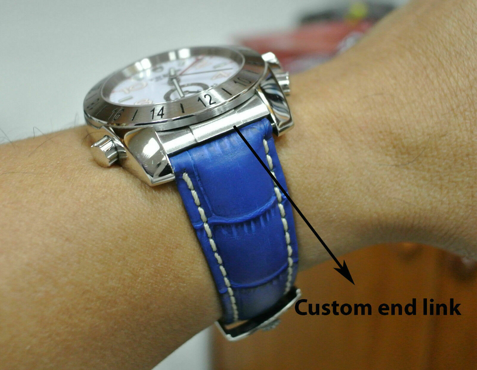 22MM CUSTOM END LINK PIECE FOR ROLEX TUDOR BLACKBAY 79230 BIG BLOCK,THC AERONAUT