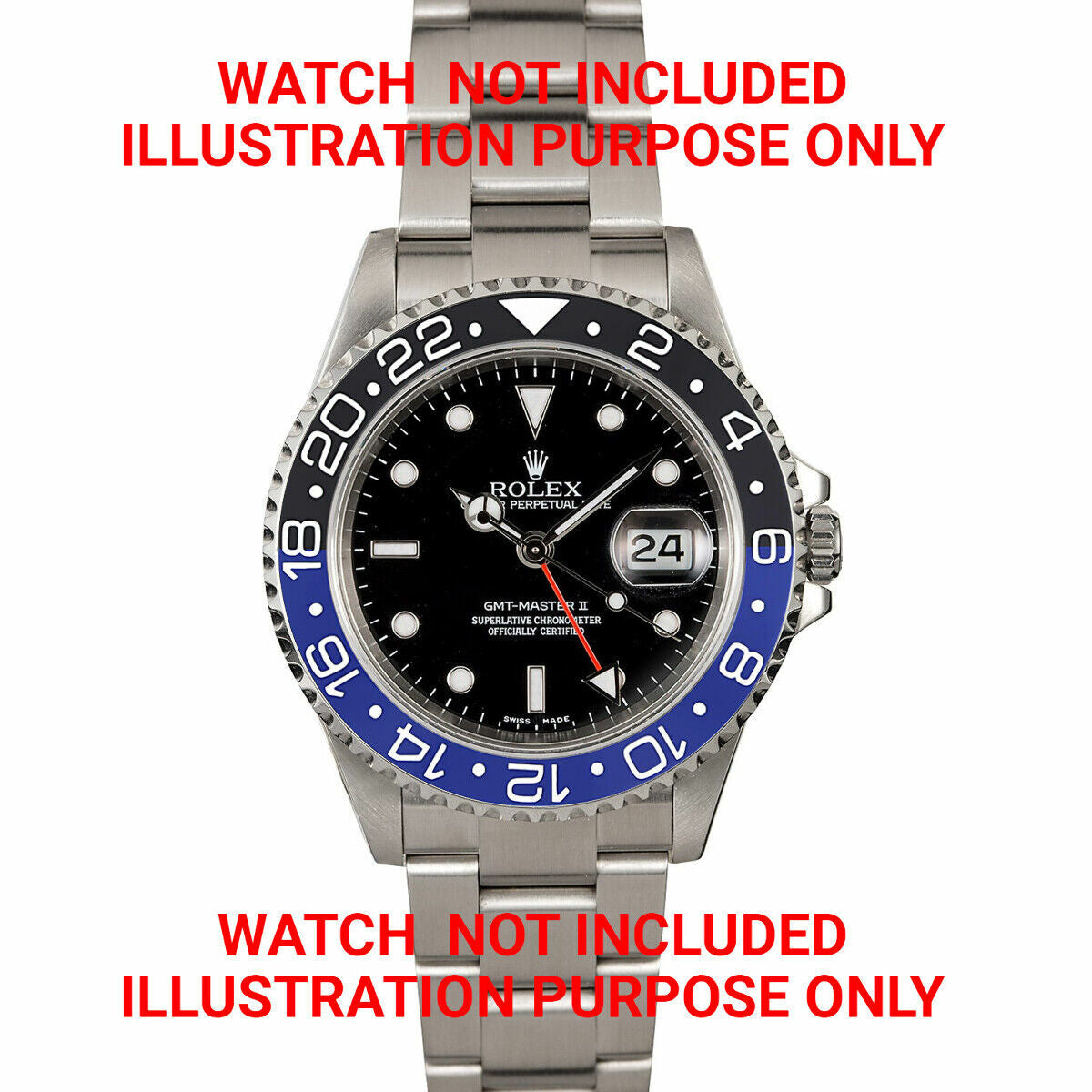 BATMAN BEZEL INSERT CERAMIC FOR ROLEX GMT 116610 116613 116618 116700 BLACK BLUE