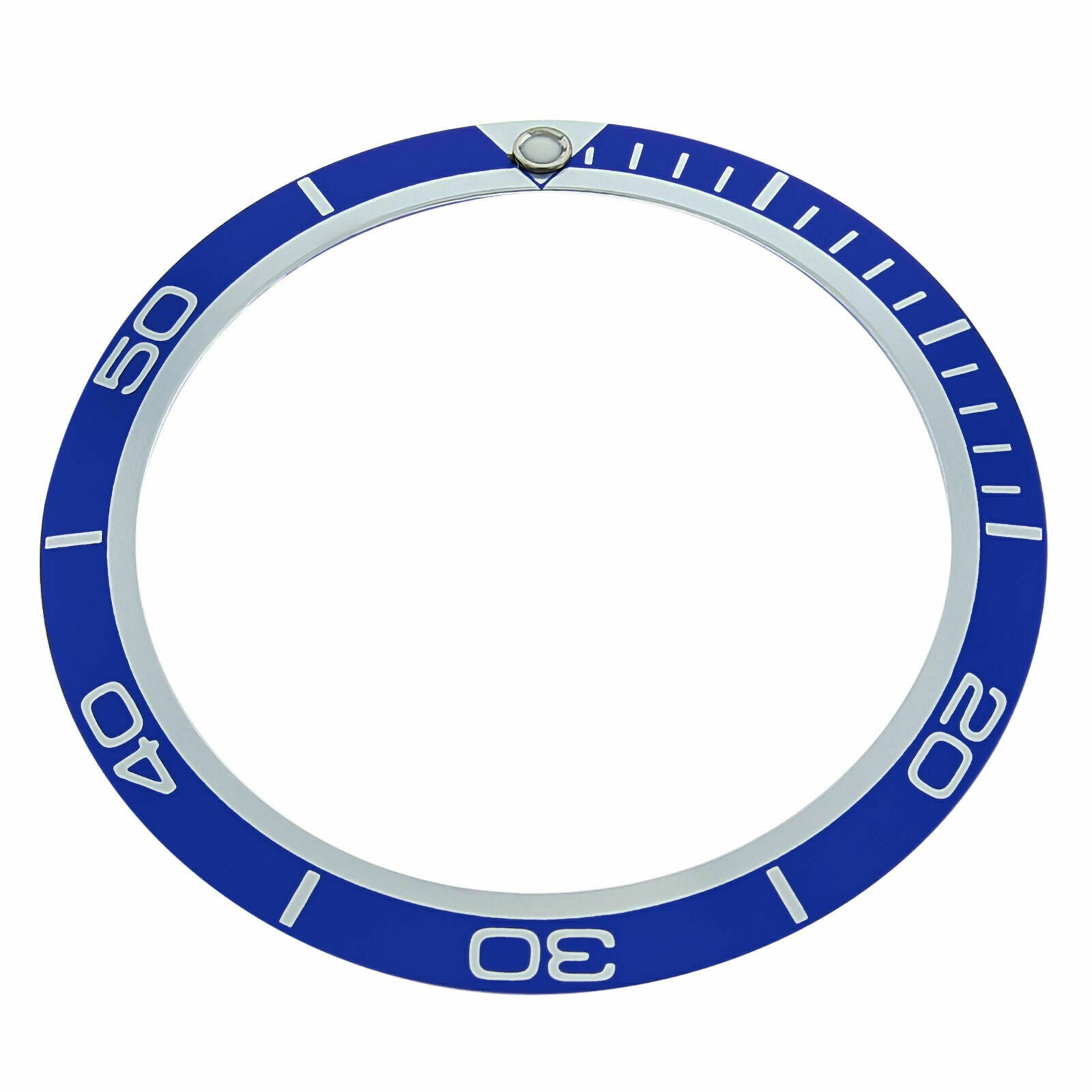 REPLACEMENT BEZEL INSERT BLUE FOR WATCH 38.10MM X 30.60MM