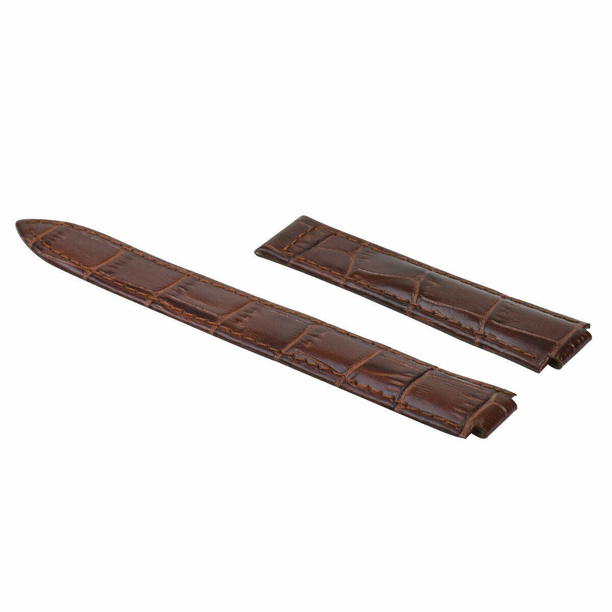 18MM NEW LEATHER WATCH BAND STRAP FOR CARTIER BALLON BLEU 3001 WATCH BROWN