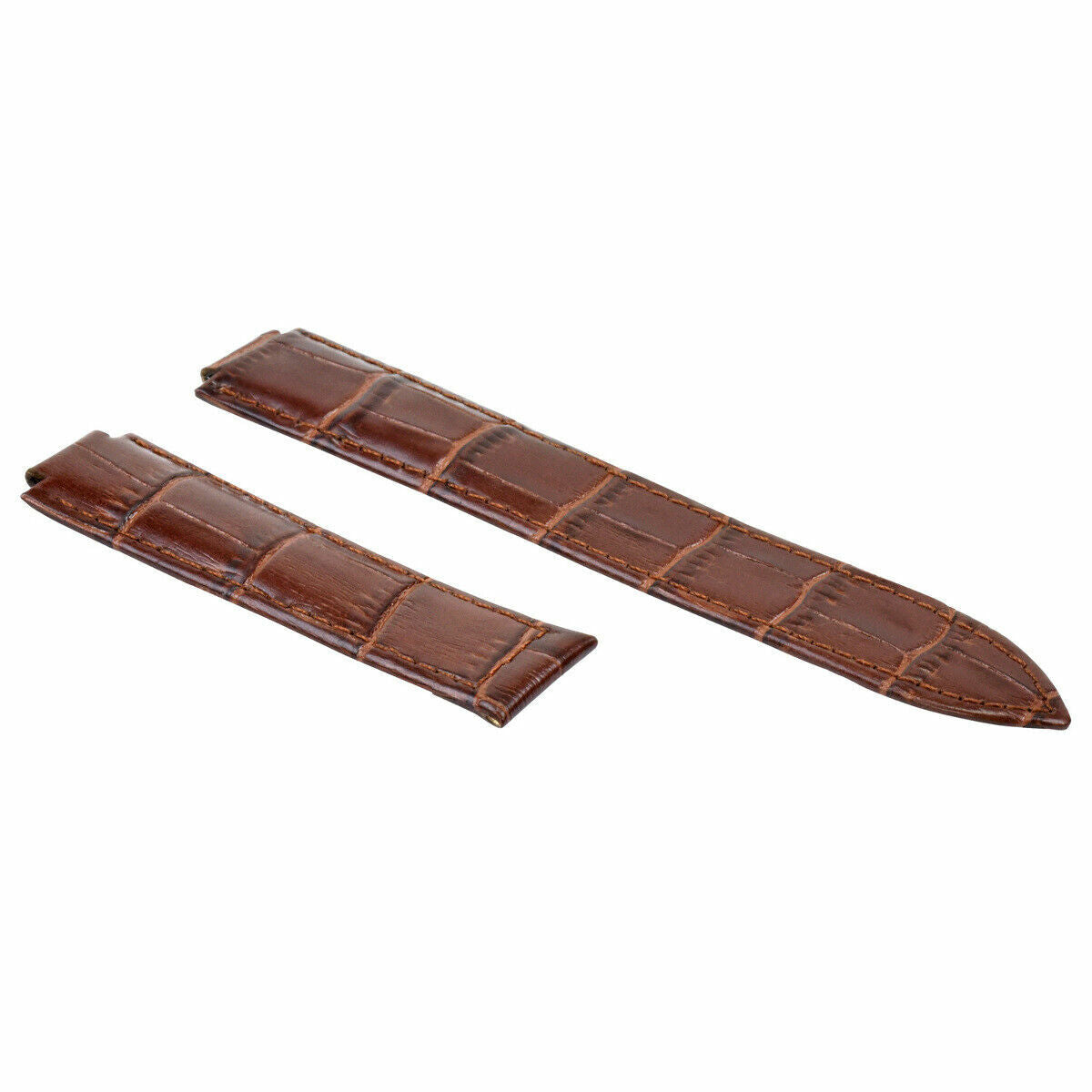 20MM NEW LEATHER WATCH BAND STRAP FOR CARTIER BALLON BLEU WATCH BROWN