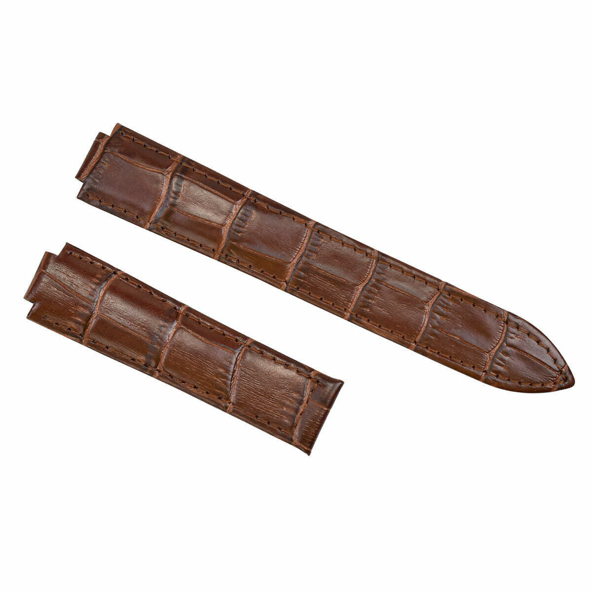 20MM NEW LEATHER WATCH BAND STRAP FOR CARTIER BALLON BLEU WATCH BROWN