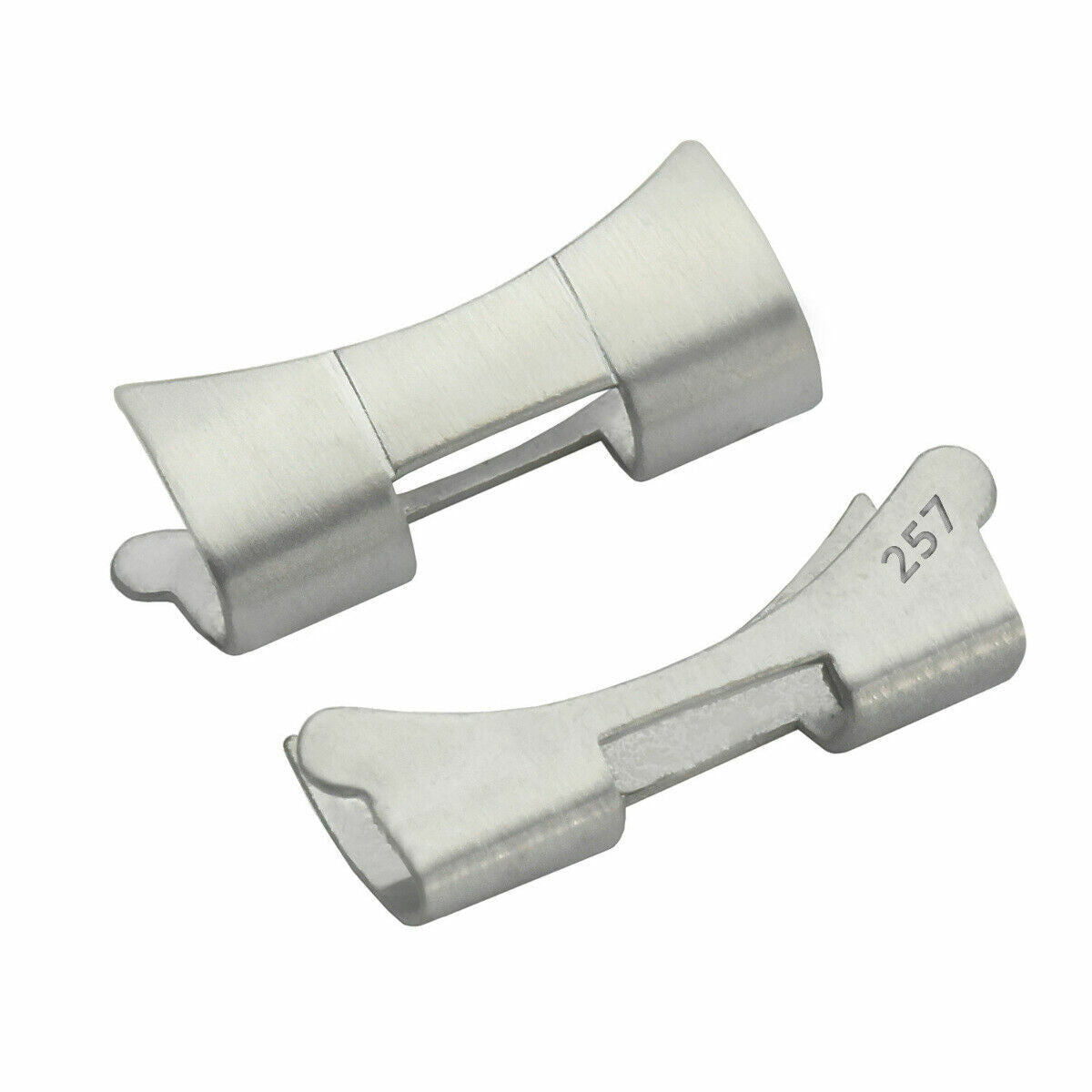 2 PC 257 END PIECE LINK FOR ROLEX 7835 78350 OYSTER 19MM BAND 6694 1500 5500