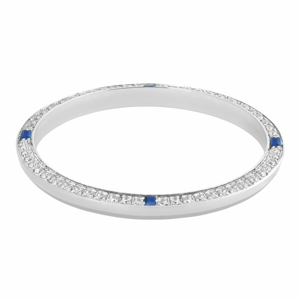 CREATED DIAMOND SAPPHIRE FOR 34MM ROLEX TUDOR 1002 1003 1012 6590 6605 6623 6694